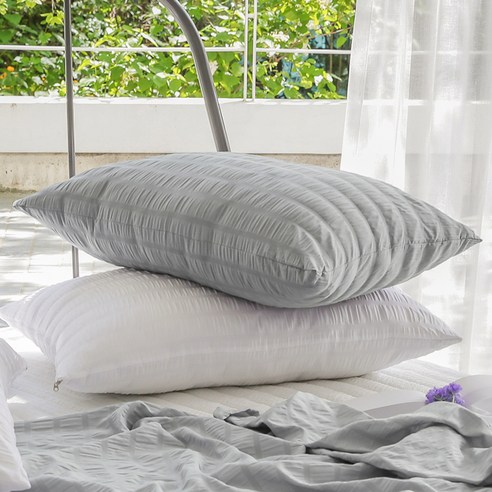 Seesucker 蜂蜜睡眠用品 接觸冷 床上用品 枕頭 被套 床上用品 枕頭 枕頭 枕頭