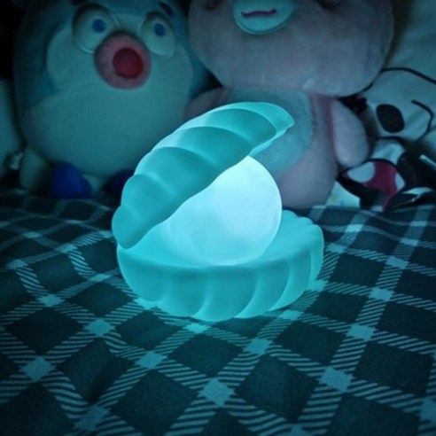 조앤제이 조개 무드등, 블루