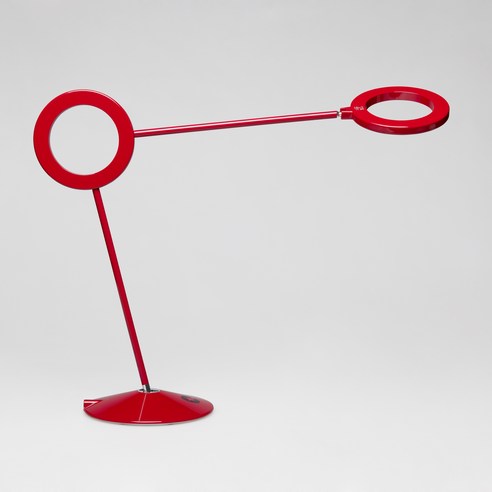 라문 아물레또 Original AMGO 솔리드 불투명 LED 책상스탠드, Italian Red + Neutral White