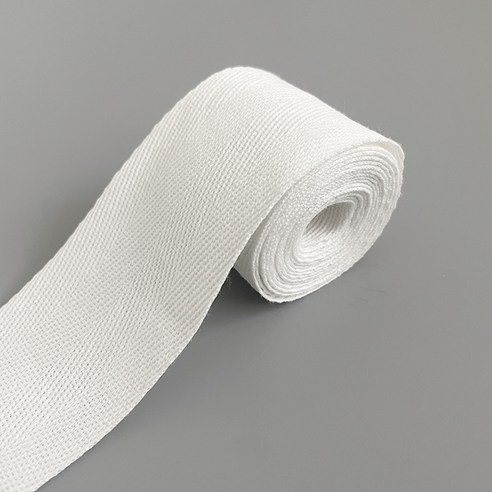 순면 웨빙끈 50mm x 900cm, 10개, 화이트