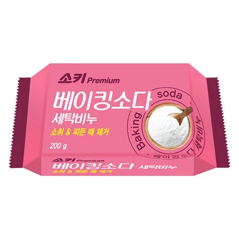 소키 무궁화 프리미엄 베이킹소다 세탁비누, 200g, 1개