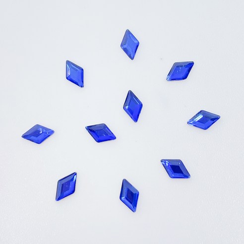 메이브라운 네일스톤 대용량 미니다이아 3 x 5 mm, 블루, 50개
