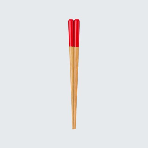 야마치쿠 아동용 강코 대나무 젓가락 16cm, 애플레드, 단품, 1개