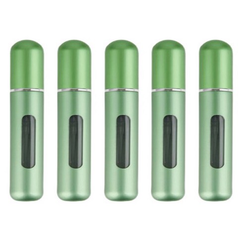 향수 스킨 로션 공병 5ml, 5개, 그린