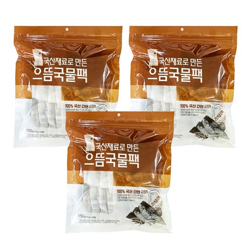 다시팩 으뜸 국물팩 10p, 150g, 3개
