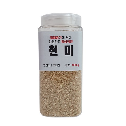 대한농산 통에담은 현미, 800g, 1개