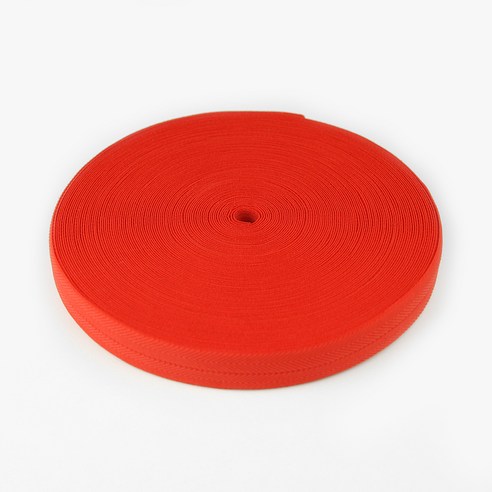 바이어스 엘라스틱 헤링본 접밴드 20mm, 08 레드오렌지, 1개