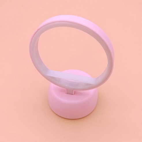 특별한 신혼부부 무드등 13 x 9 cm, 핑크라운드
