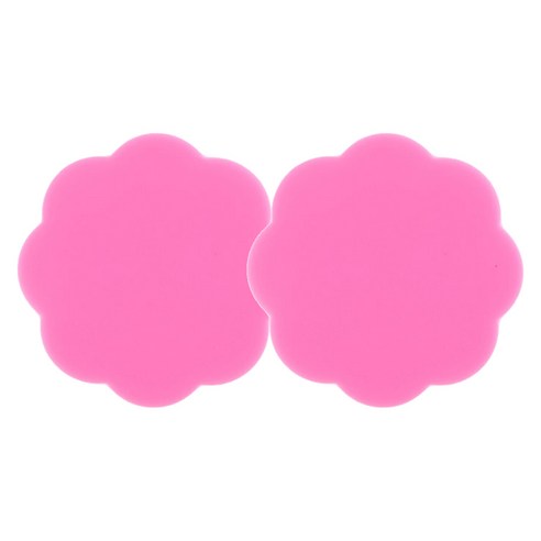 마켓A 셀프 네일 도구 실리콘 팔레트, 2개, 핑크꽃