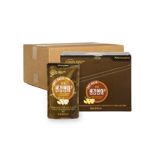 광동 생강쌍화진 실속형, 100ml, 50개