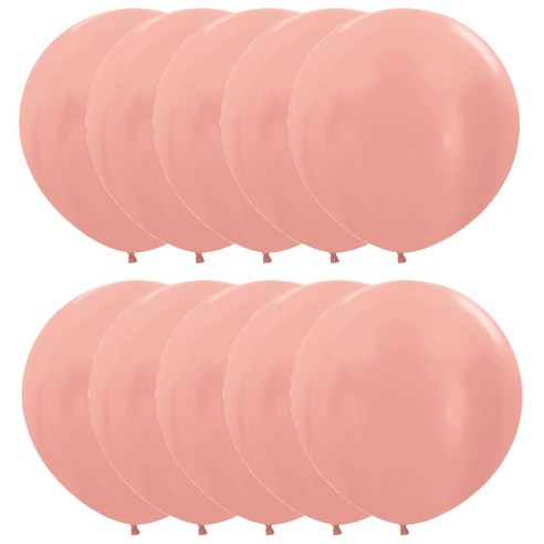 셈퍼텍스 60cm 대형풍선, 펄로즈골드, 10개
