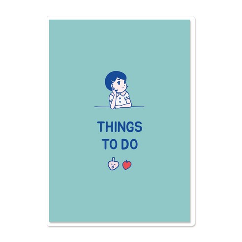 다이어리  달퐁이네문방구 Things To Do 다이어리, 청록