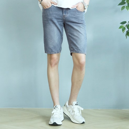 블루포스 남성용 샤빌스 베이직핏 데님 스판 청반바지