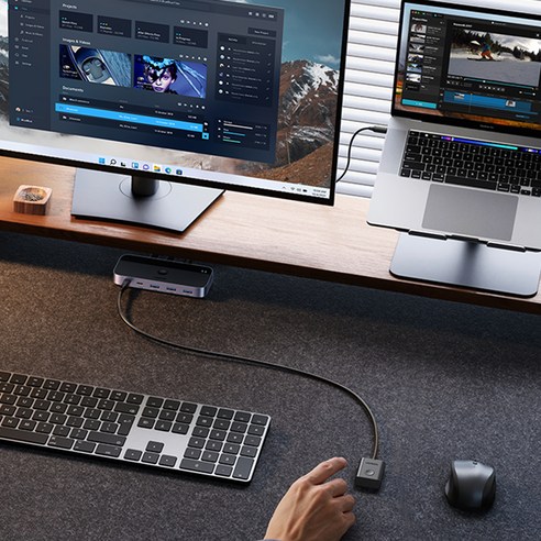 유그린 CM662: 데스크 환경을 혁신하는 KVM USB3.0 멀티허브