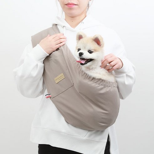 에이미러브즈펫 강아지슬링백 안아주개 애쉬, 브라운