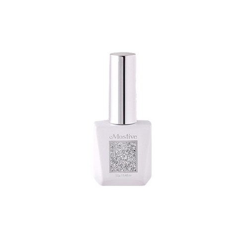 모스티브 스탠다드 글리터 젤네일 27 12g, MG-004 실버, 1개