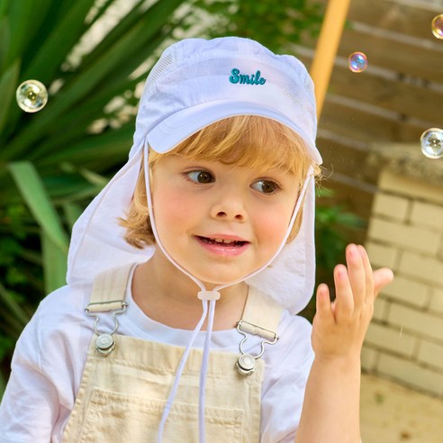 시원하고 안전한 여름, 따블리에 썸머키즈 메쉬 플랩캡과 함께!