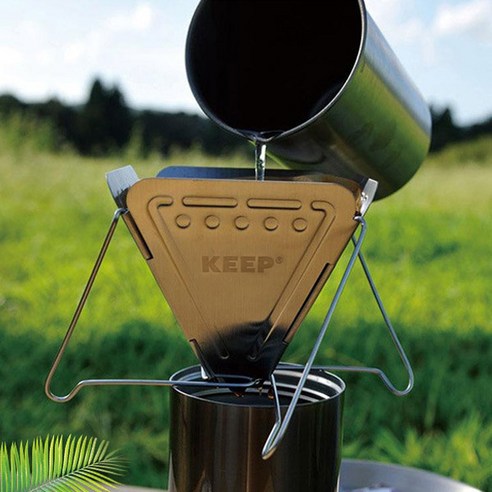 야외 모험을 위한 필수품: 킵 감성캠핑 접이식 커피드리퍼