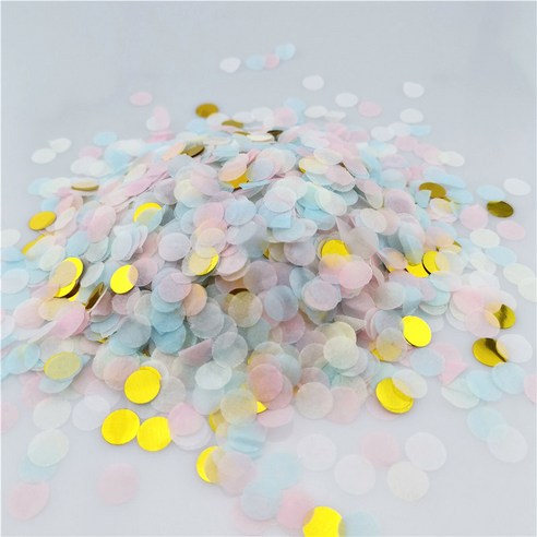 글로리빙 파티 꽃가루 오색 컨페티 20g, 10, 1개