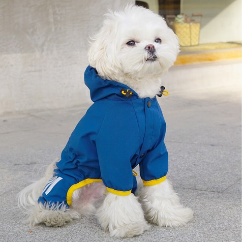 파스텔독 강아지 우비 레인코트 올인원, 블루이라는 상품의 현재 가격은 10,200입니다.