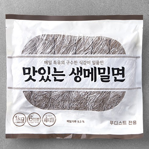 냉장_맛있는 생메밀면, 1kg, 2개