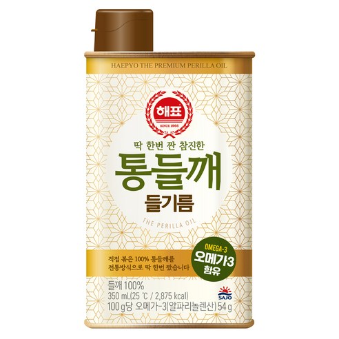 해표 통들깨 들기름