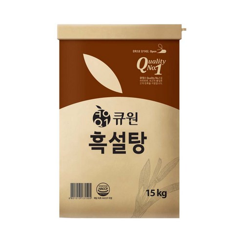 큐원 흑설탕, 1kg, 6개