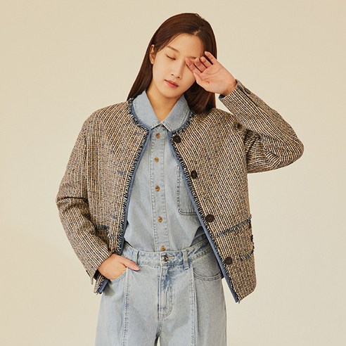 온앤온 여성용 투웨이 데님 셔츠 NJ1SB229