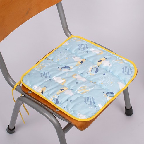 더해피 아동용 의자 끈 방석 2p