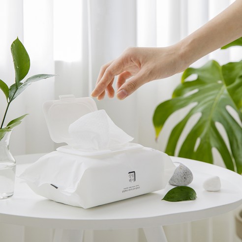 자연을 담아 안심을 더한, 살림백서 네이처 퓨어 물티슈