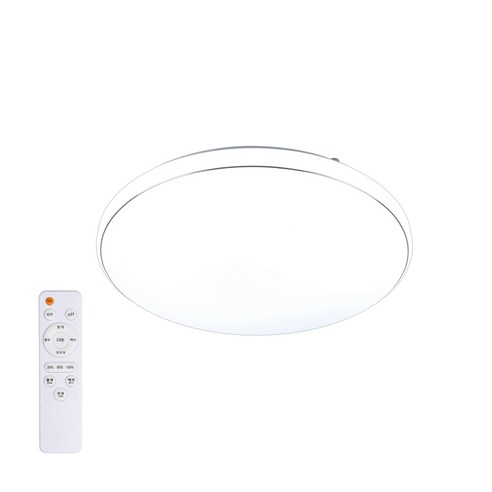 원하 LED 삼색 원형 방등 75W 삼성칩 + 리모컨, 방등(혼합색상), 리모컨(화이트)