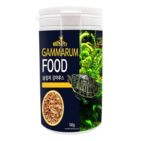 모스트펫 슬립피 감마루스 사료, 100g, 1개