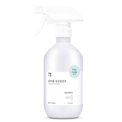 살림백서 딥퍼퓸 섬유탈취제 본품, 500ml, 1개, 코지코튼
