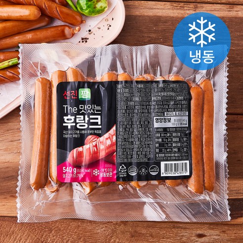 선진팜 The 맛있는 후랑크 소시지 (냉동), 540g, 6개