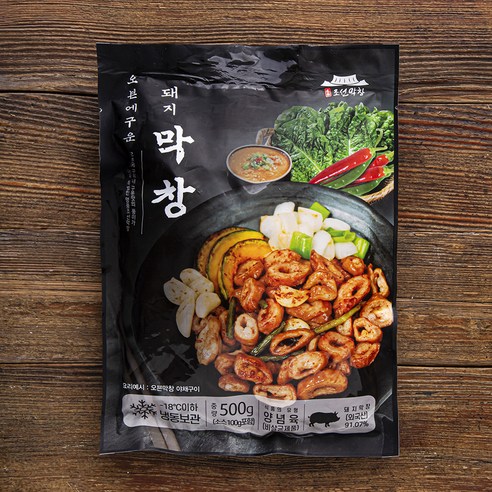 명품조선막창 오븐에 구운 돼지막창 400g + 소스 100g 세트 (냉동), 500g, 1팩