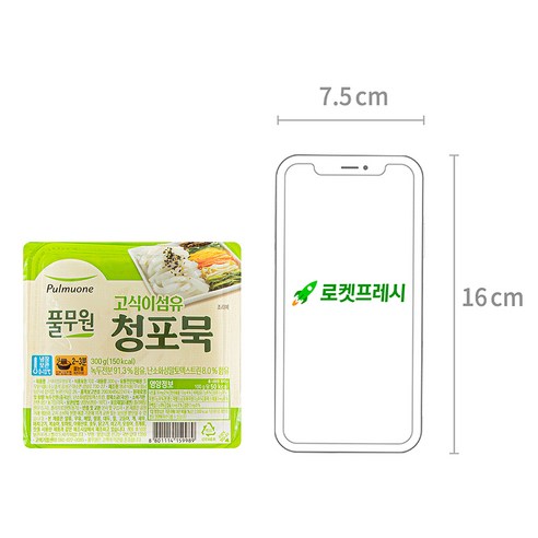 풀무원 고식이섬유 청포묵, 300g, 1개