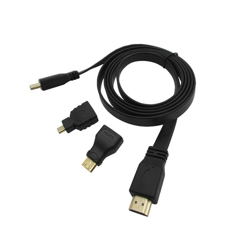 3 in 1 4K 평면 HDMI 케이블 UC-CB25, 1개, 1.5m
