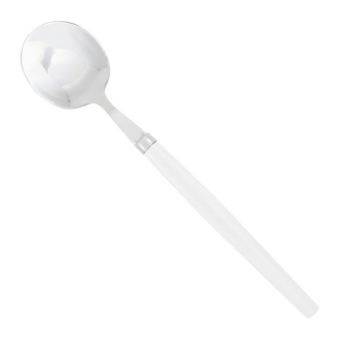 아뻬티 브릴로 컬러 디저트 스푼, 화이트, 1개
