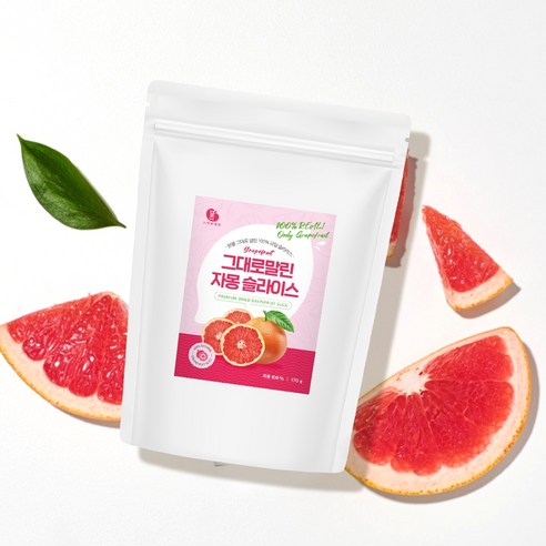 말린 그대로말린 자몽 슬라이스, 170g, 1개