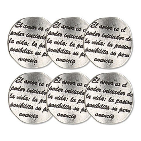 코트 가디건 단추 아트피 15mm, 니켈, 6개