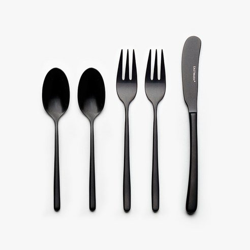 우아함과 실용성의 완벽한 조화: 이스트마크 빈티지블랙 디저트 커트러리 세트