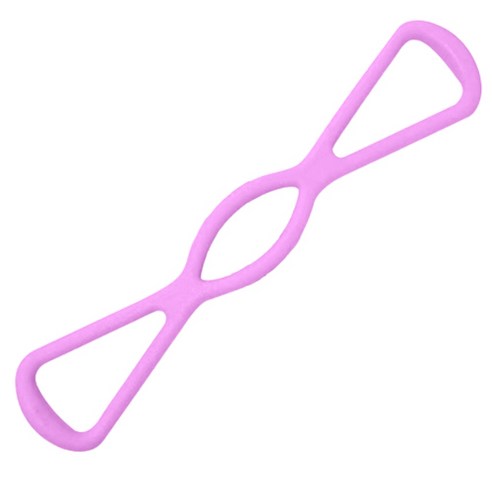 쿼르디 8자 스트레칭 튜빙밴드, 핑크, 1개