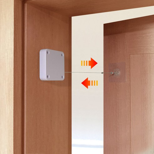 모나코올리브 도어 클로저 윈드키퍼 방문용, 화이트, 1개