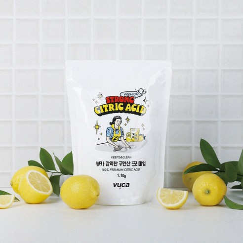 집안 청소 필수품: 뷰카 강력한 구연산 프리미엄
