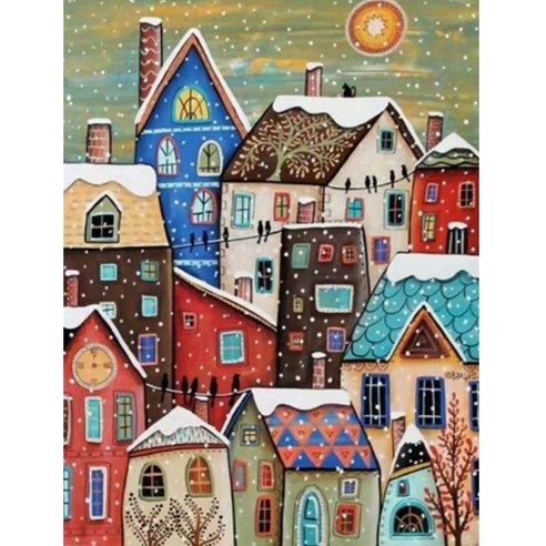 알로데 화려한 하우스 포근한 그림 보석십자수 DIY 키트 세트 스퀘어 30 x 40 cm, NO 06(랜덤발송), 1세트 알로데 화려한 하우스 포근한 그림 보석십자수 DIY 키트 세트 스퀘어 30 x 40 cm, NO 06(랜덤발송), 1세트