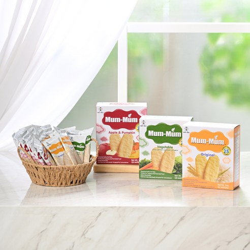 다양한 맛으로 즐거움을 더하는 멈멈 유아 쌀과자!