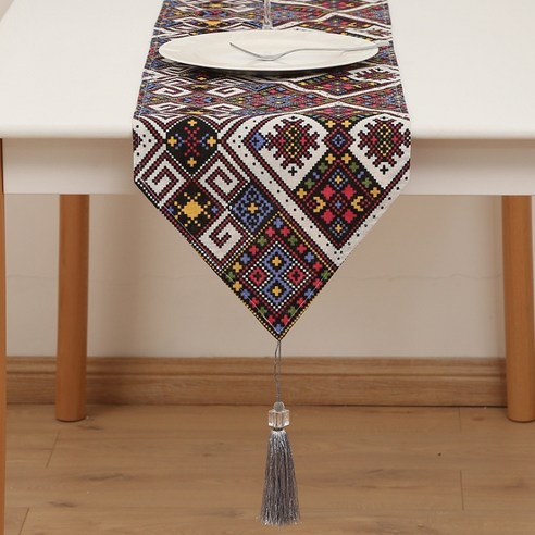 에이홉 다양한 무늬 테이블 러너, IN 09, 너비 30cm x 길이 160cm