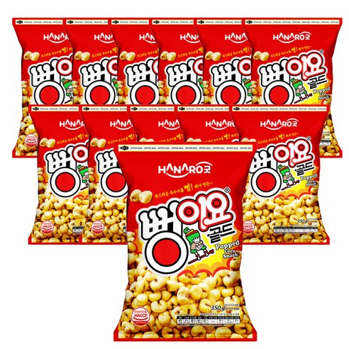 하나로 뻥이요 골드, 350g, 12개