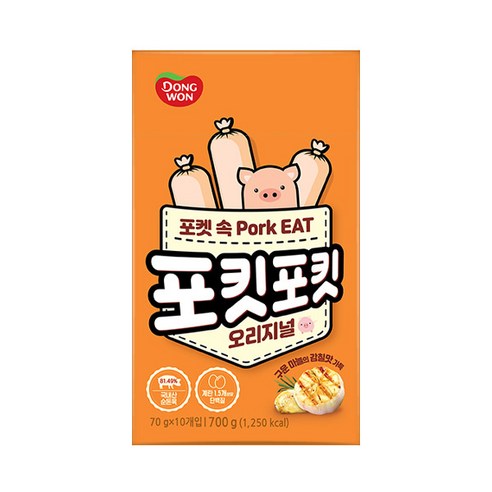 동원 포킷포킷 소시지 10p, 700g, 1개
