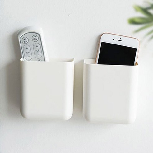 리모컨을 정리하고 정돈하는 데 도움이 되는 부착식 리모컨 정리함 꽂이